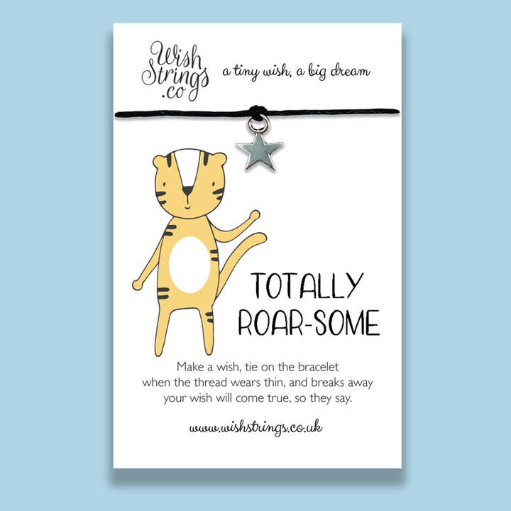 TOTALLY ROAR-SOME - WishStrings Wish Armbånd - WS134 ★ for engroshandel hos WishStrings