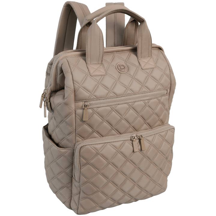 Magid - Wholesale Backpack - Women's - Joan & David Diamond Quilted Puffer Nylon Square Laptop Backpack25