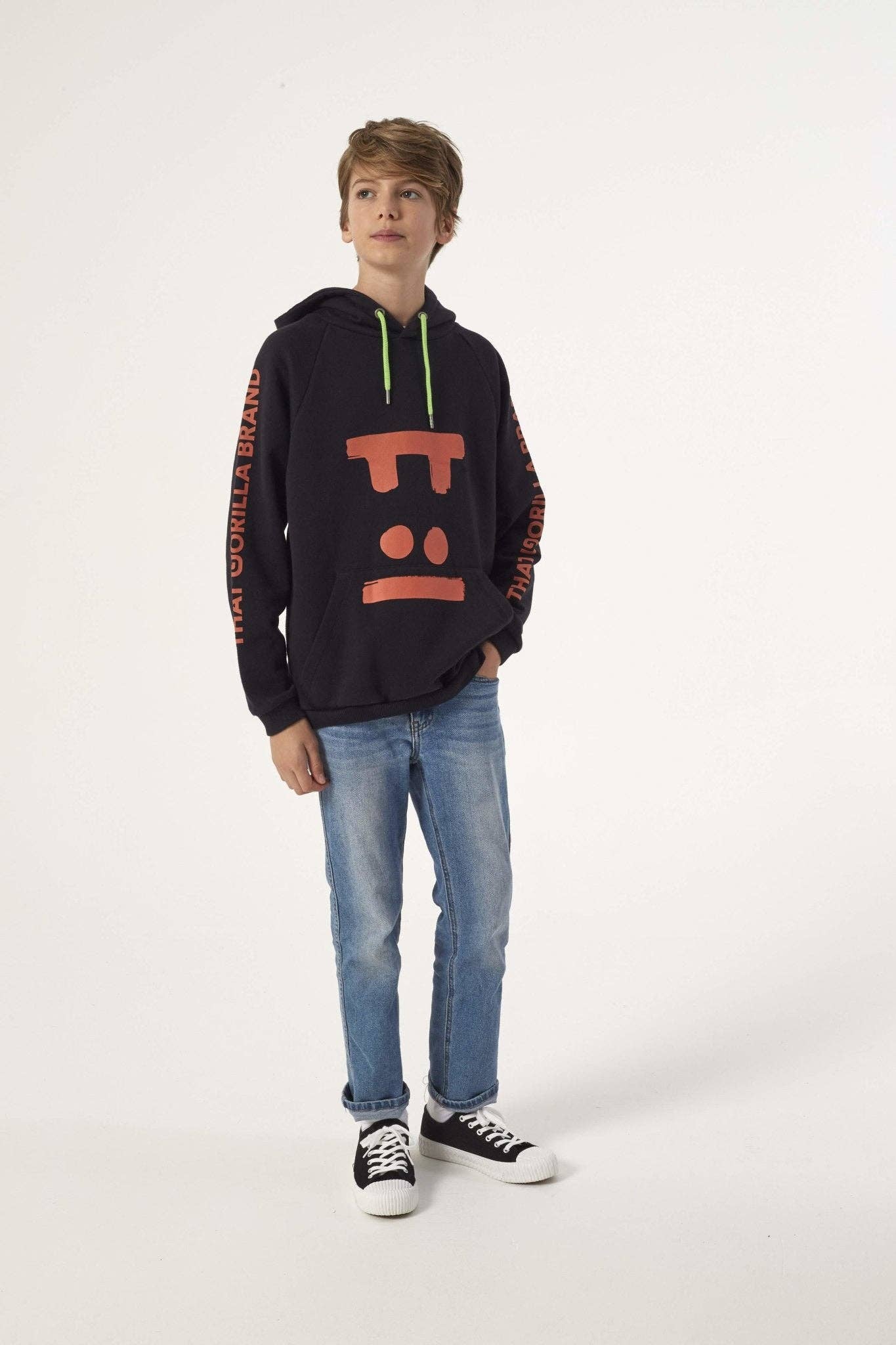 That Gorilla Brand - Wholesale Hoodie - Kids - KIDS (6-13 YRS OLD) BLACK FACE HOODY1