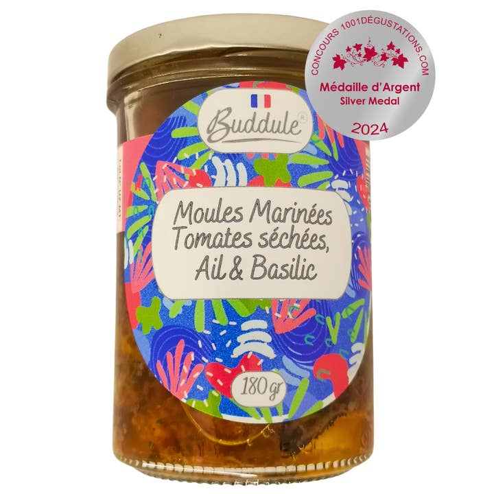 BUDDULE - Wholesale Marinade - Marinated mussels, sun-dried tomatoes, garlic and basil