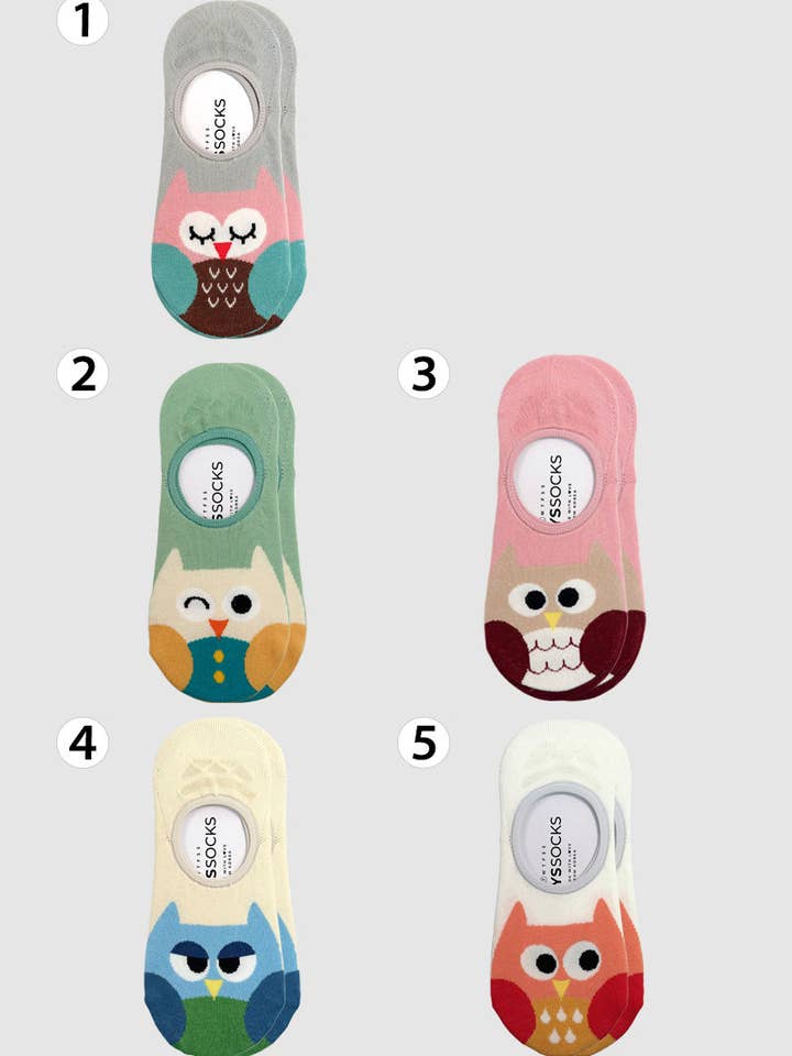 No Show Owl Socken für Damen für den Großhandel von 7DAYSSOCKS