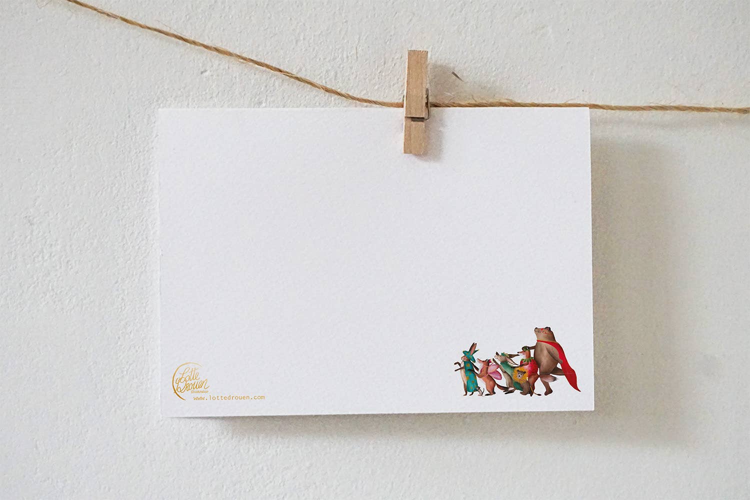 Lotte Drouen - Wholesale Postcard - Carnival Card1