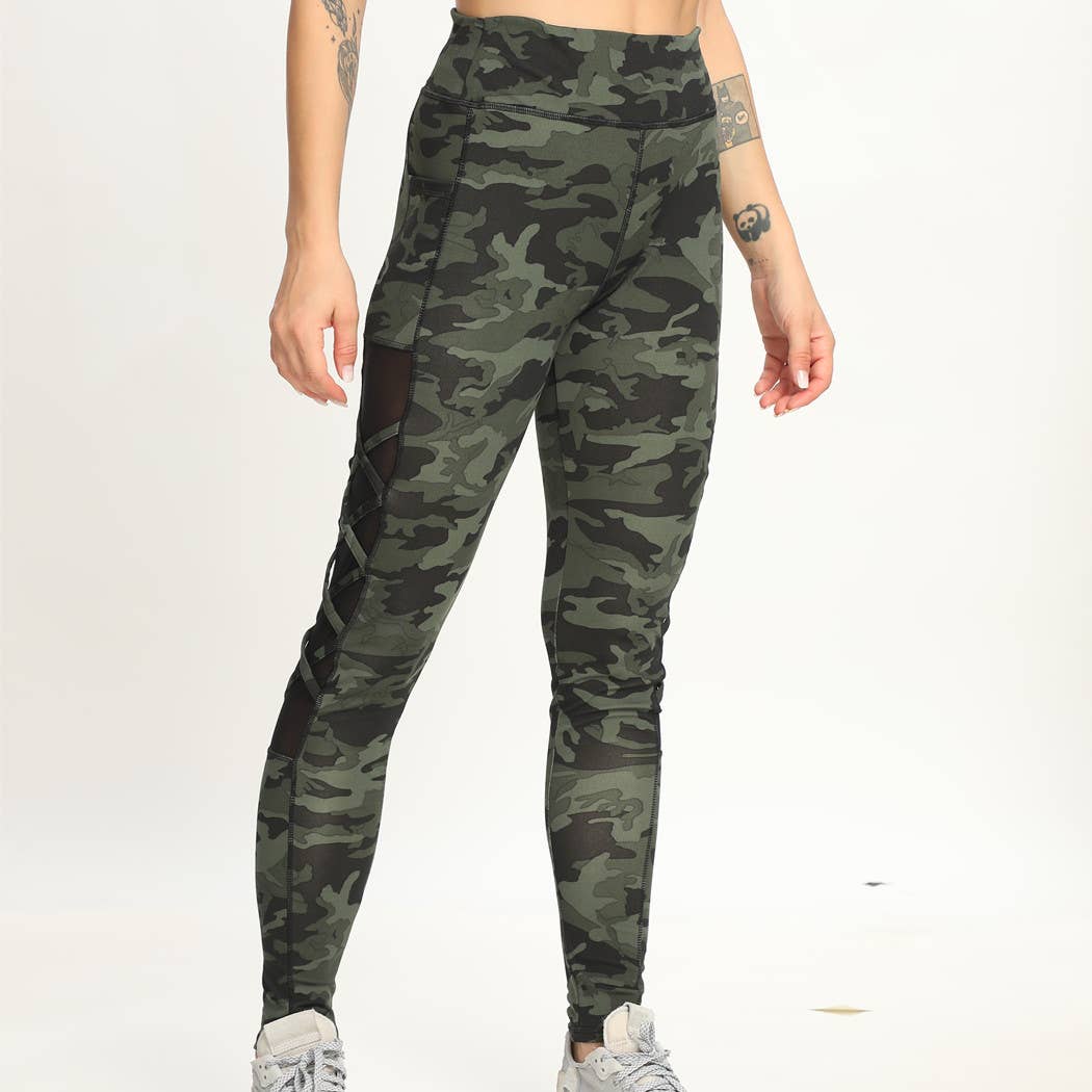 SSImport - Wholesale Athletic/Lounge Leggings - Women's - A1330 SPORTS YOGA POCKET LEGGINGS MIXED SIZES 12PCS/PACK1