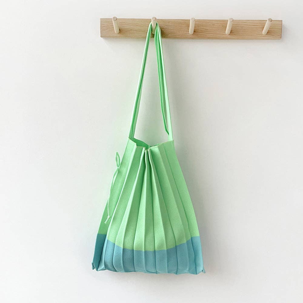 SueSilkHK – Engroshandel Tote bag - Dame – Ny single-skulder harmonika taske - Håndlavet farverig strikket tote til studerende og damer11