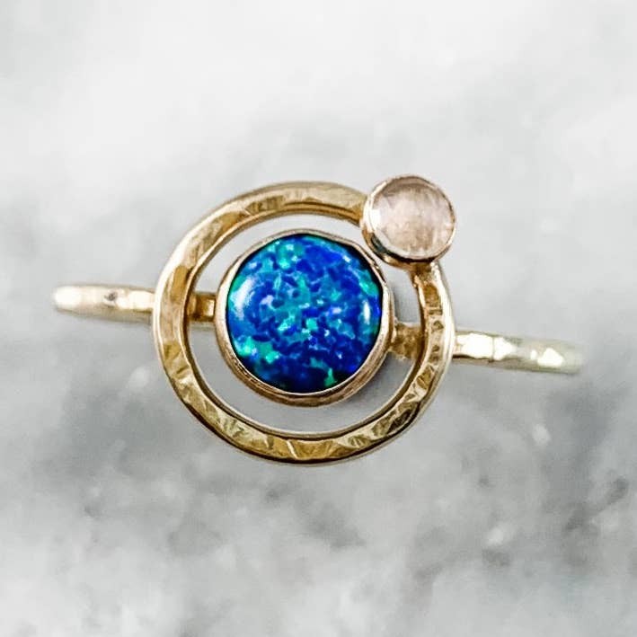 Earth Orbit Ring for wholesale by Simply Chic Jewelry