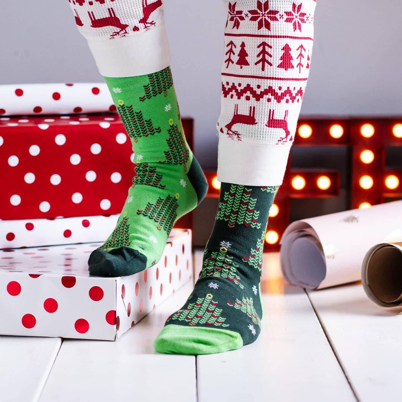 Friday Sock Co. - Wholesale Socks - Women's - Women's Ugly Christmas Knit Socks2