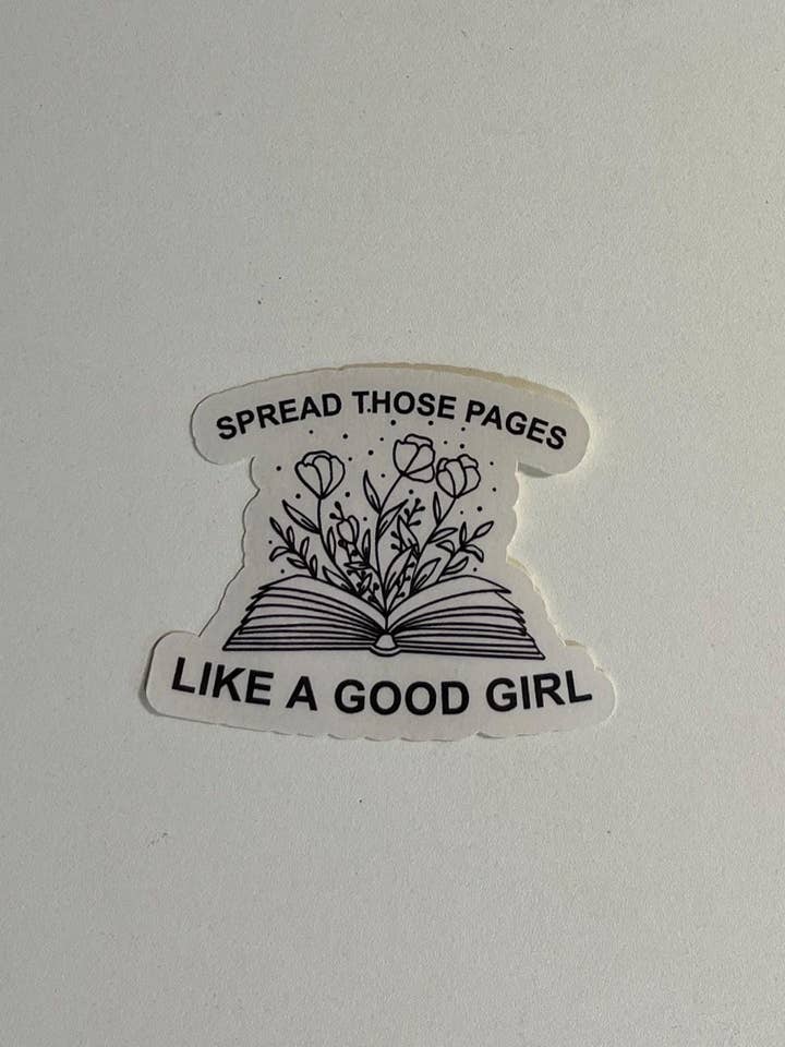 Spread Those Pages Laptop & Funny Sticker Gift for wholesale by Avenue Cute