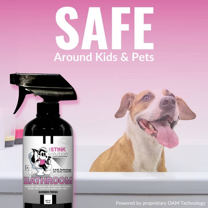 The Stink Solution - Wholesale Air Freshener - Bathroom Odor Eliminating Spray - Shower Fresh 16 oz