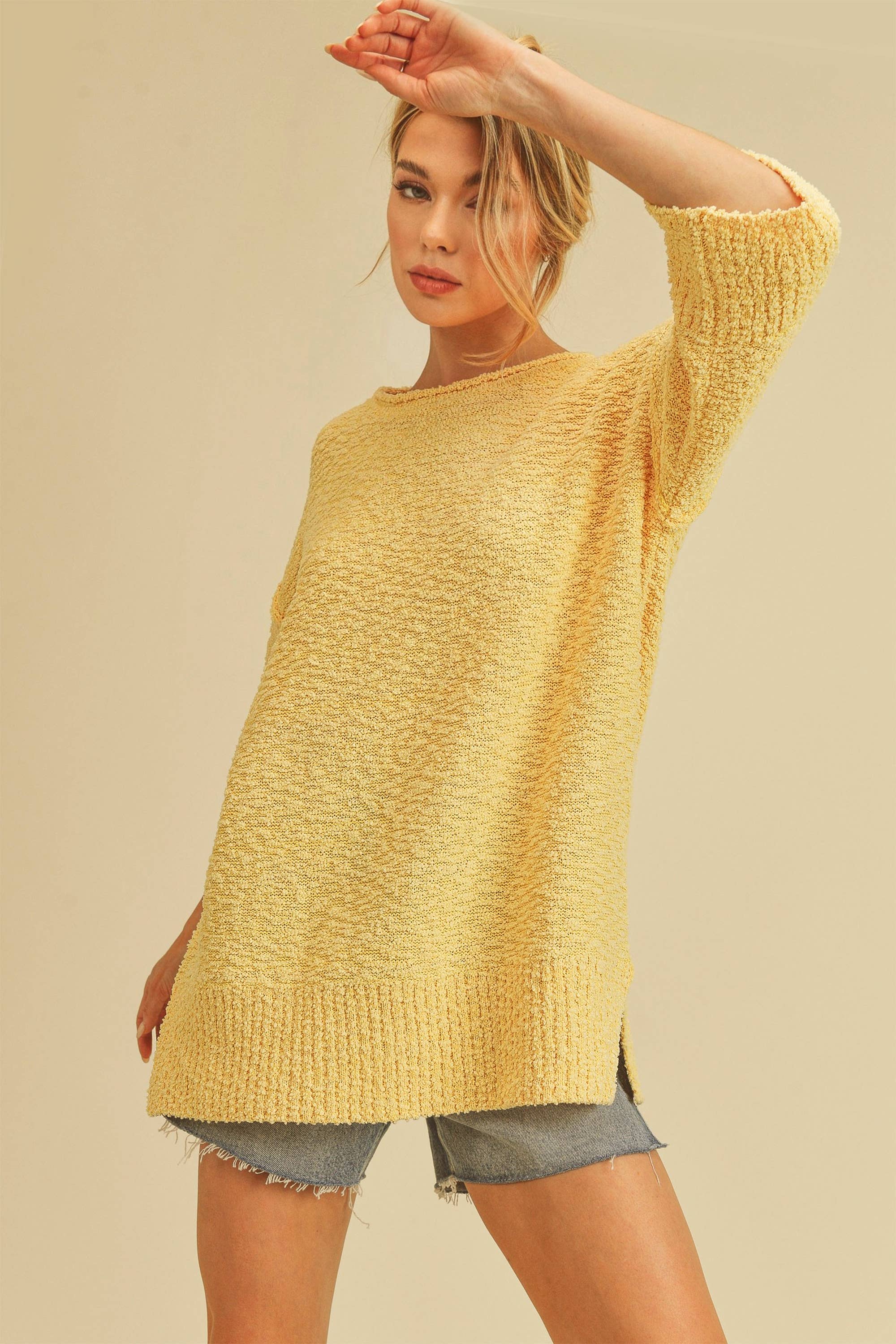 AEMI + CO - Wholesale Knit Sweater - Women's - 320AS Mandie Sweater 35