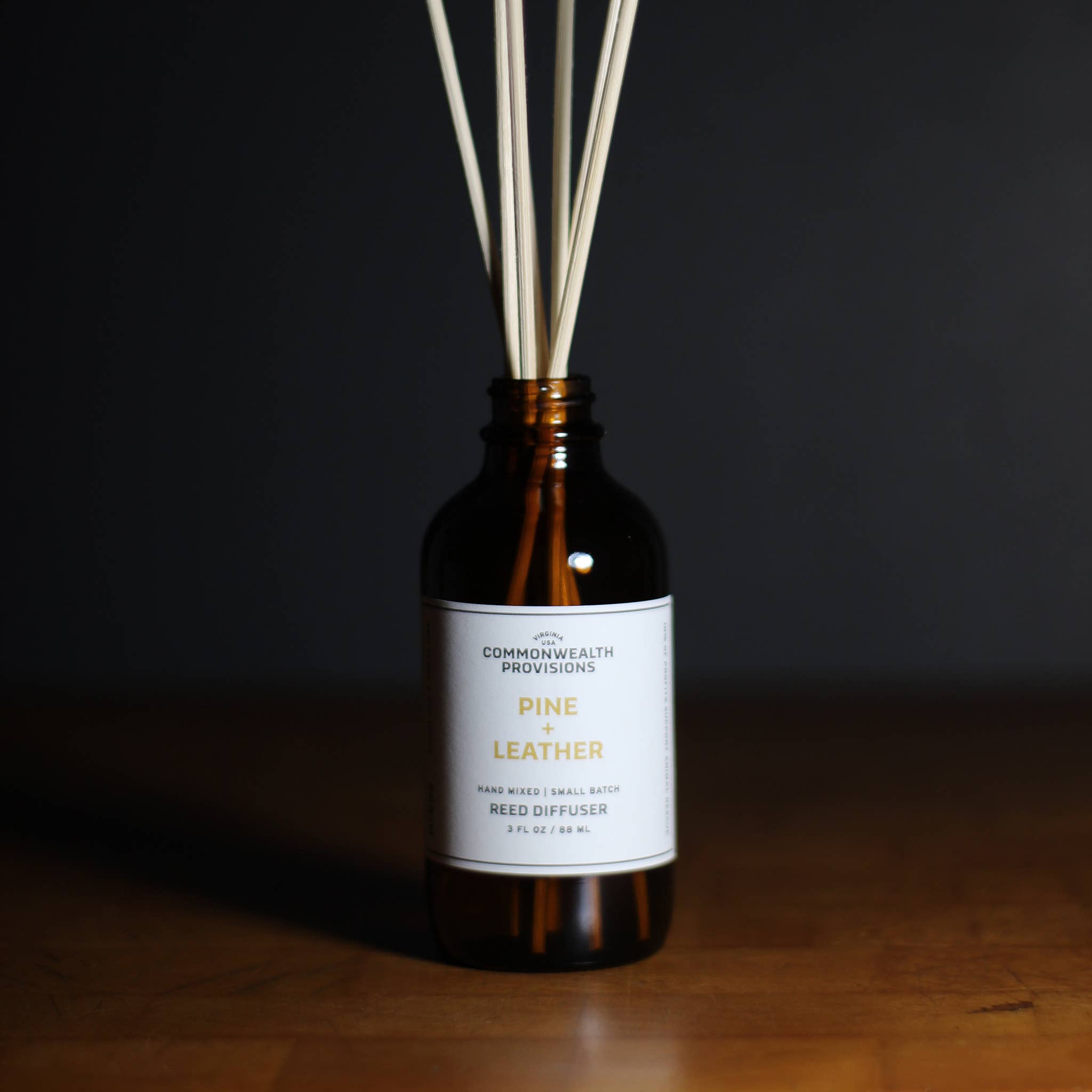 Commonwealth Provisions - Wholesale Reed Diffuser - Reed Diffuser - Pine + Leather2