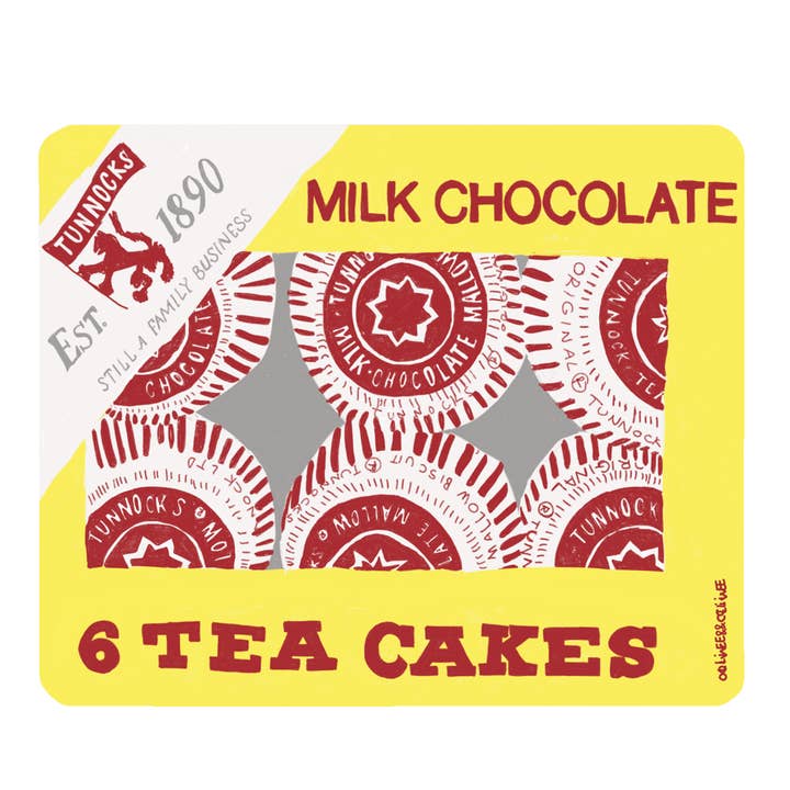 Teacake - 23 x 19cm Soft Mouse Mat for wholesale by Olive and Clive