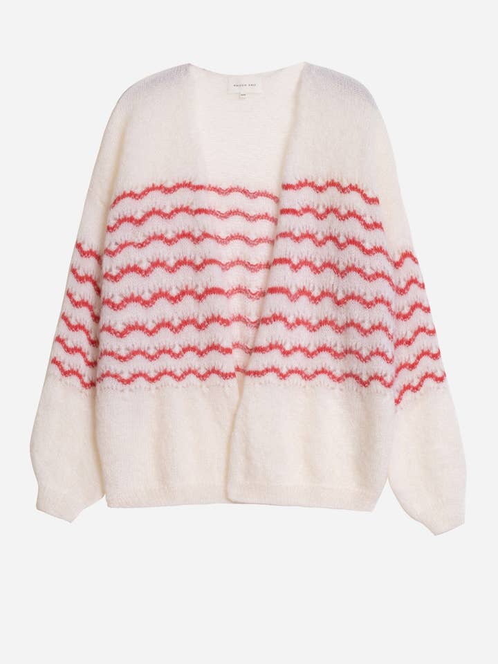 LUNATIKA CARDIGAN hibiscus for wholesale by Maison Anje