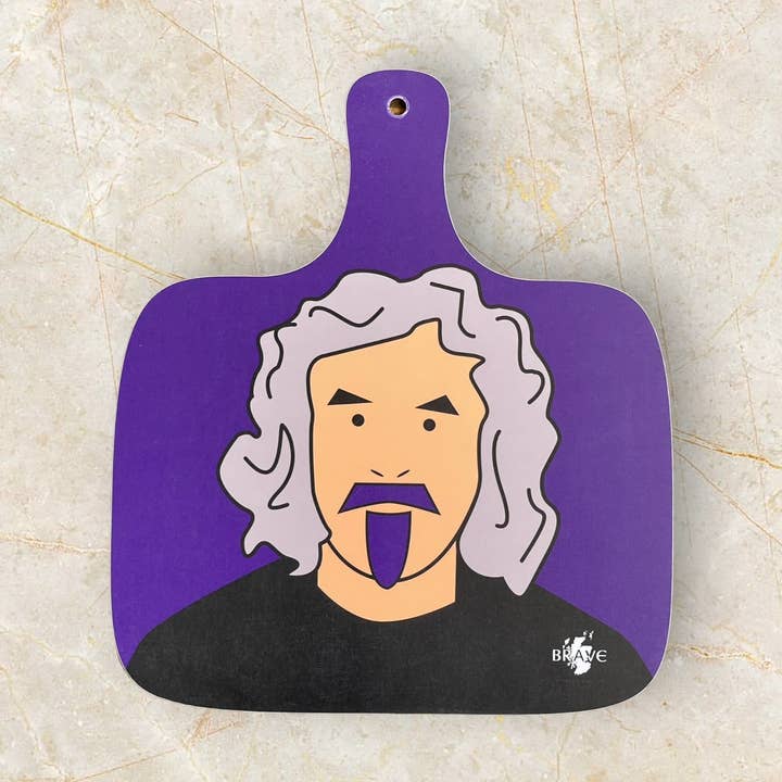 Planche à découper Billy Pop, grande pour la vente par Brave Scottish Gifts