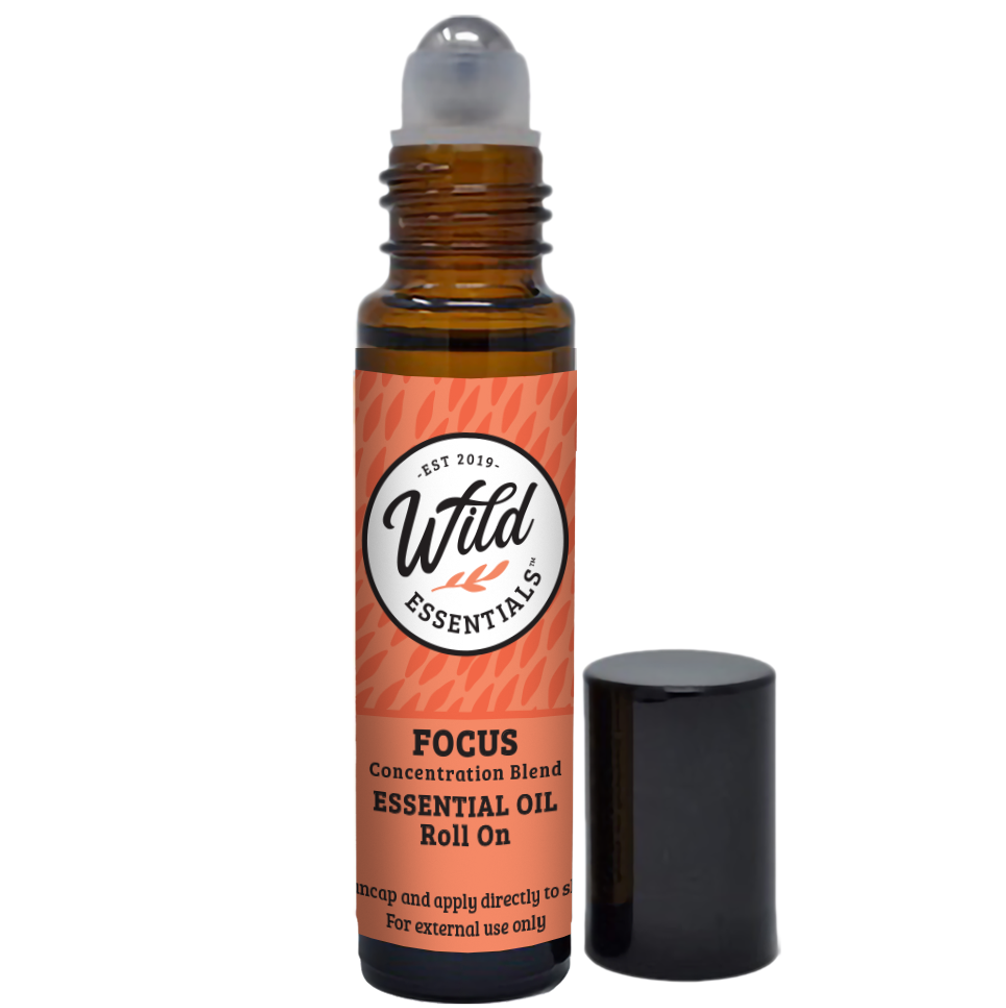 Wild Essentials - Vente Roll-on aux huiles essentielles - Huile essentielle Focus Roll On - 10 ml1