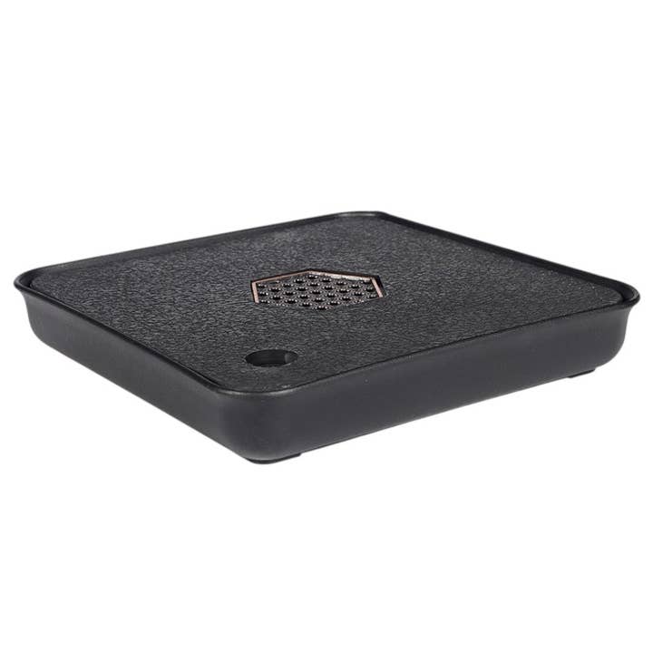 Quadratisches Teetablett mit Tropfschale, 7,85" L (1/30) für den Großhandel von Urban Tokyo