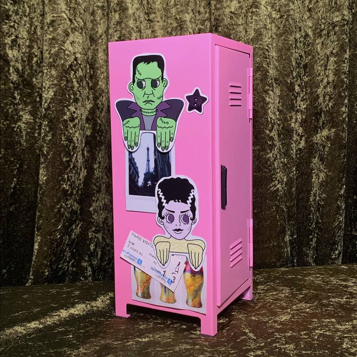 Ensemble d'aimants effrayants Frankenstein : La Créature et La Mariée pour la vente par I Felt It Too