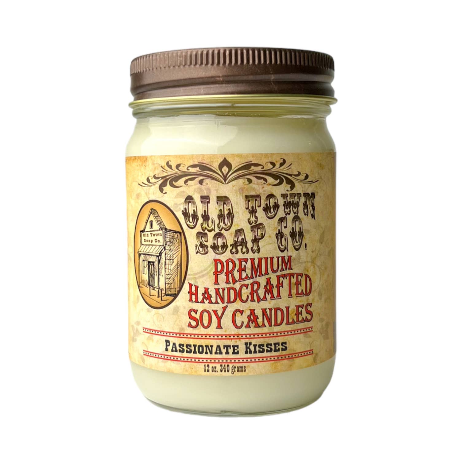 Old Town Soap Co. - Wholesale Jar/Filled Candle - 12oz. Candles - Premium Candles for your Home18