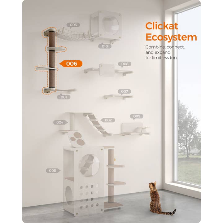 Collection - No.006 Cat Scratching Post for Wall- for wholesale by Greenwestons