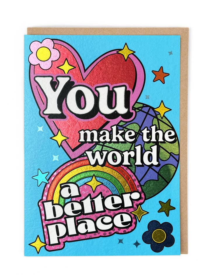 VOUS FAITES LE MONDE pour la vente par Cath Tate Cards