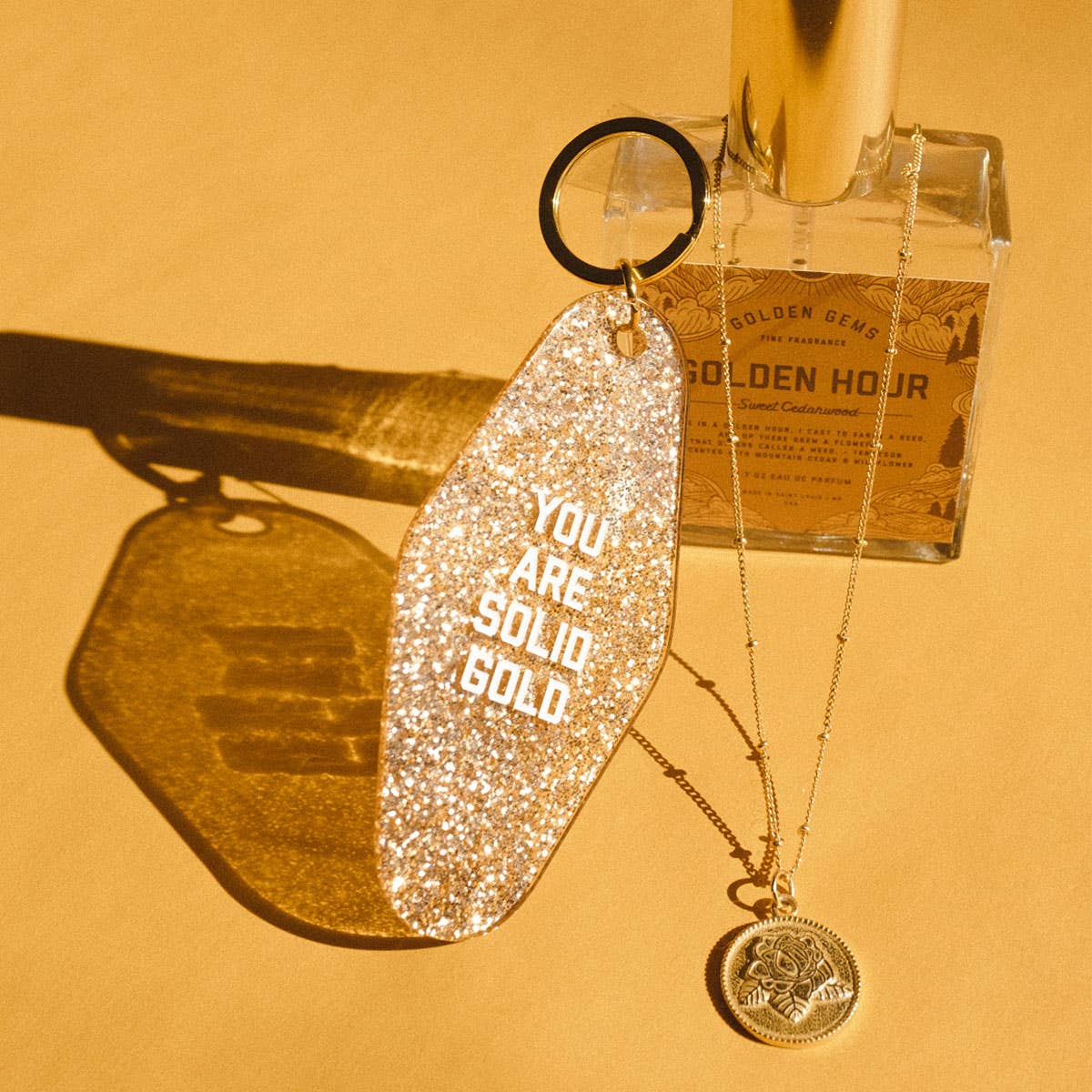 Golden Gems – wholesale Keychain – Women's – You Are Solid Gold Keychain2