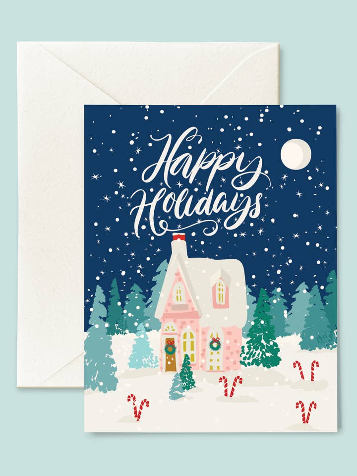 Holiday Cottage Cheer for wholesale by MKD Monica Kane Design
