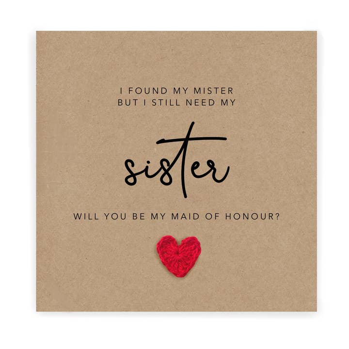 Cartão de casamento, dama de honra, queres ser, para ela, casamento por atacado de Fifi's Handcrafted