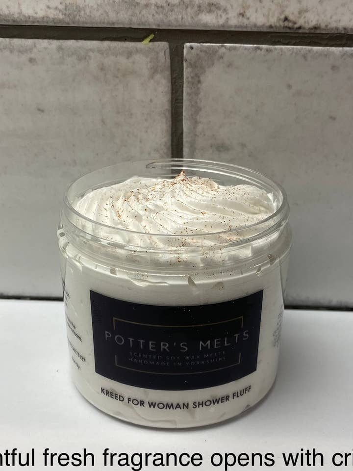 Kreed For Woman Shower Fluff
(Whipped Soap) for wholesale by Potter’s Melts