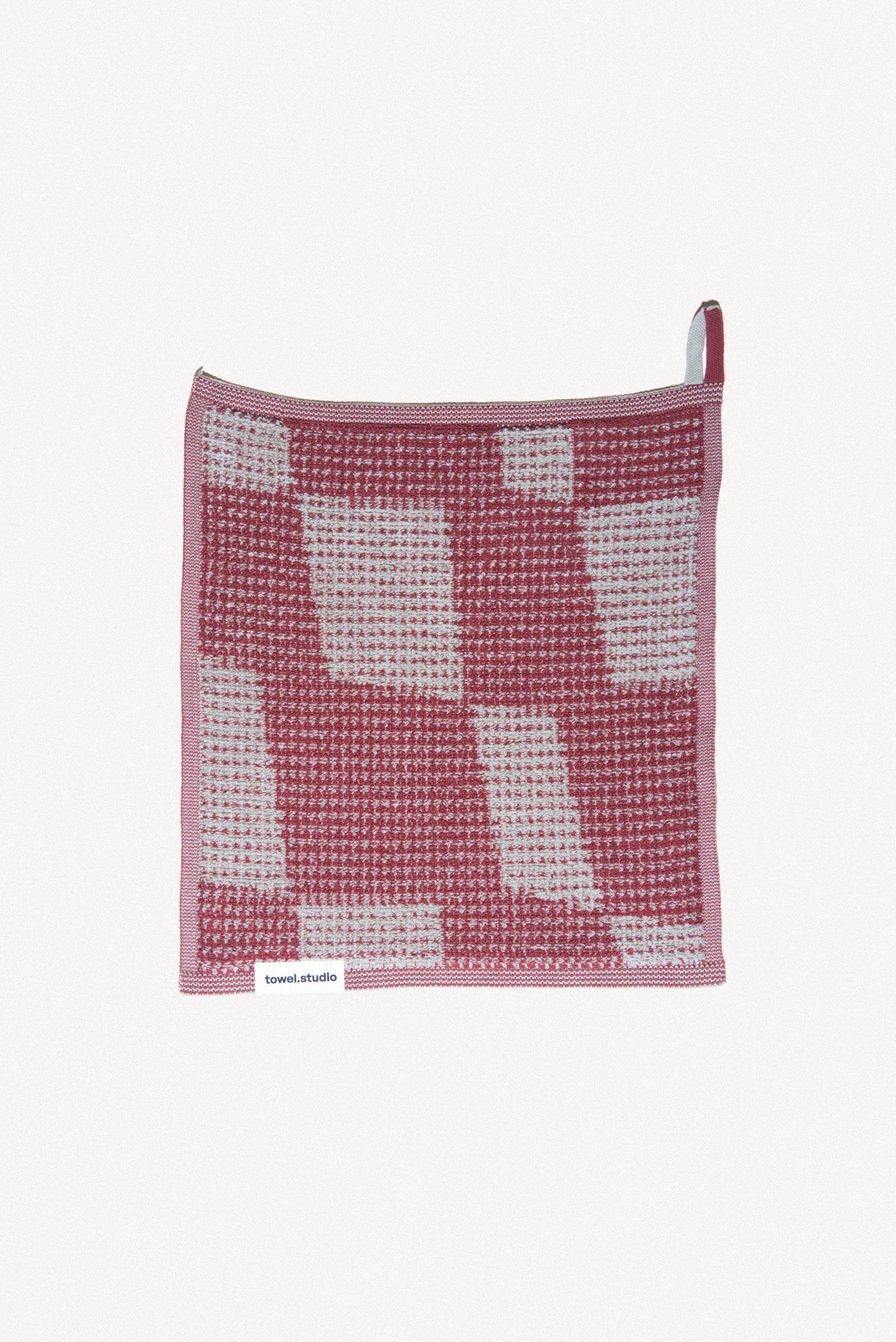 towel.studio - Wholesale Wash Cloth - Fields Wash Cloth | Burgundy0