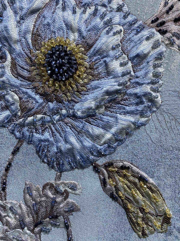 Productseeker – Großhandel Kleid – Damen – DR940Y Sommerkleid mit Rundhalsausschnitt und handperliertem Blumenmuster5