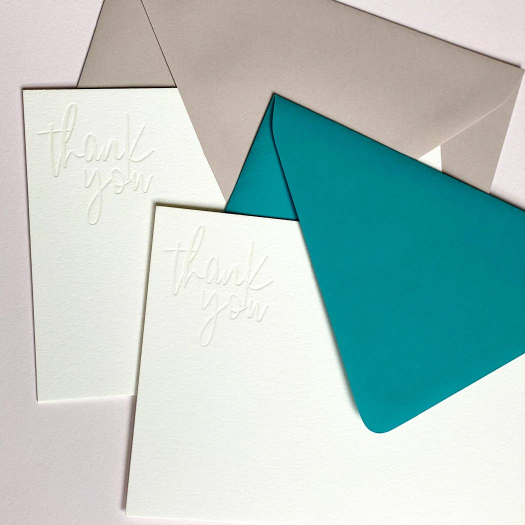 Stack Paper Press - Wholesale Stationery/Notecard Set - Thank You Note Stationery Set3