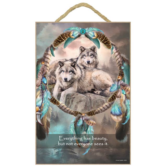 Wolves Everything Has Beauty, but Not Everyone Sees It. for wholesale by SJT Enterprises, Inc.
