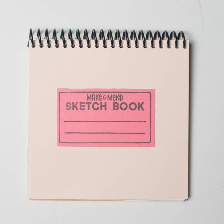 Make & Mend - Wholesale Sketchbook/Sketchpad - Make & Mend Sketch Book2