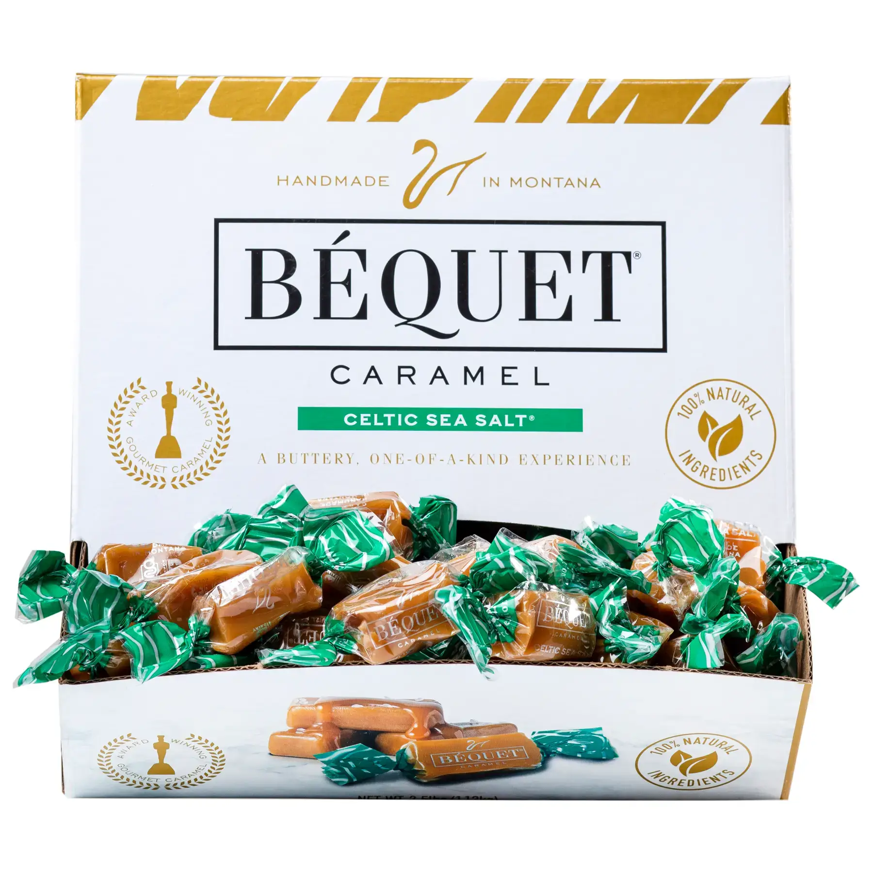 Béquet Confections - Wholesale Caramel - Béquet Gourmet Caramel Countertop Display3