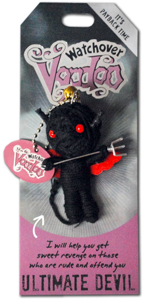 Caffeine Queen   3" New Lucky Charm Watchover Voodoo Doll 