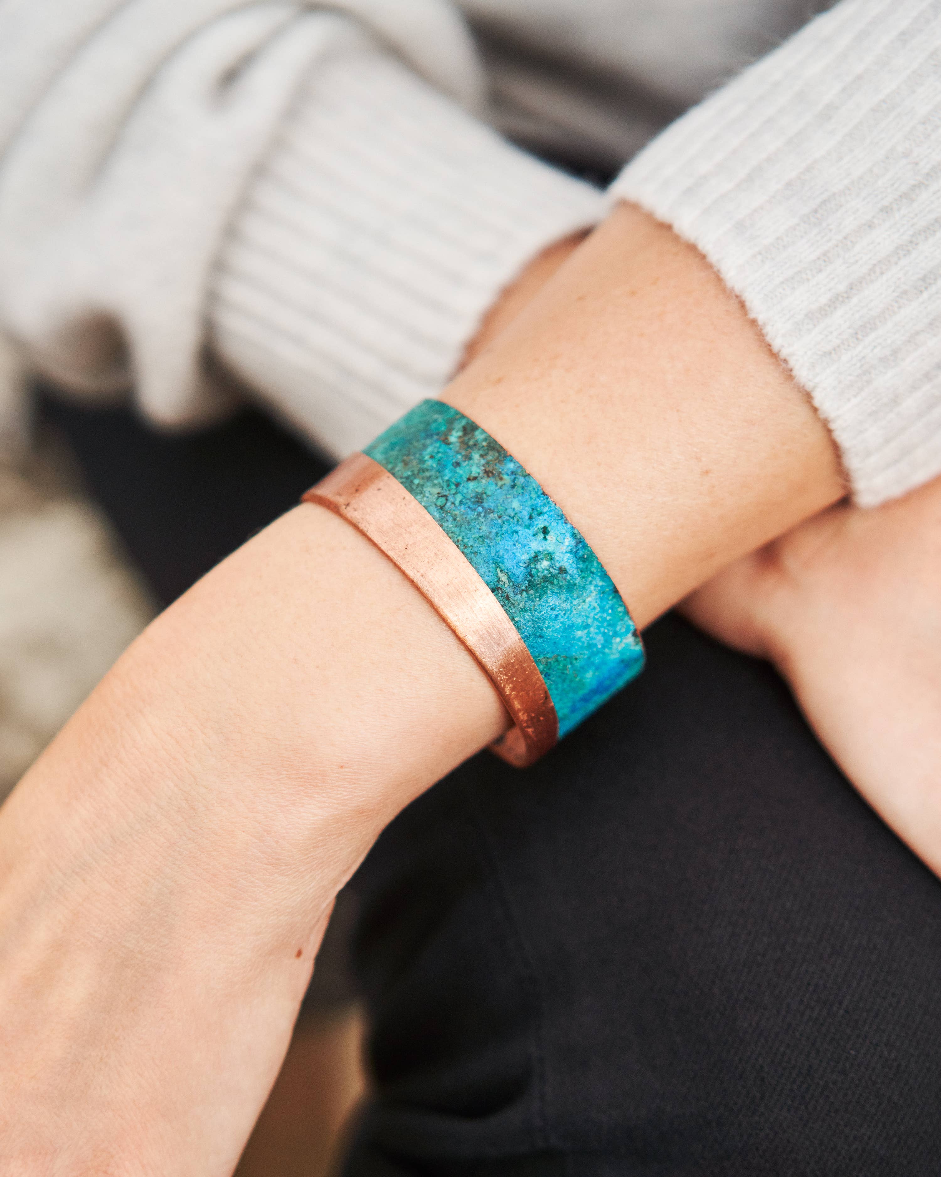 Moondance Artwork – Pulseira de punho por atacado – O manguito de meia dobra1