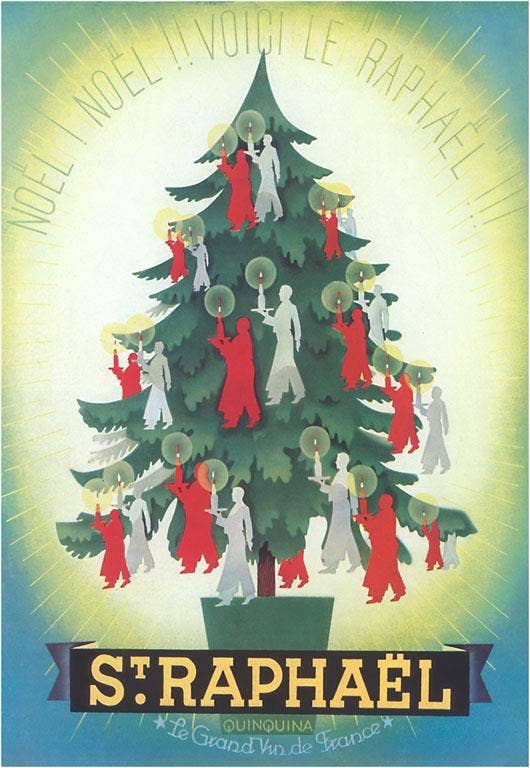 Found Image Press - Wholesale Magnet - Magnet FG-215 Christmas Advertisement for Tonic Water0