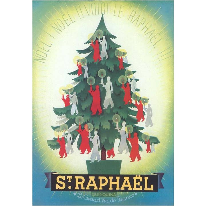 Found Image Press - Wholesale Magnet - Magnet FG-215 Christmas Advertisement for Tonic Water