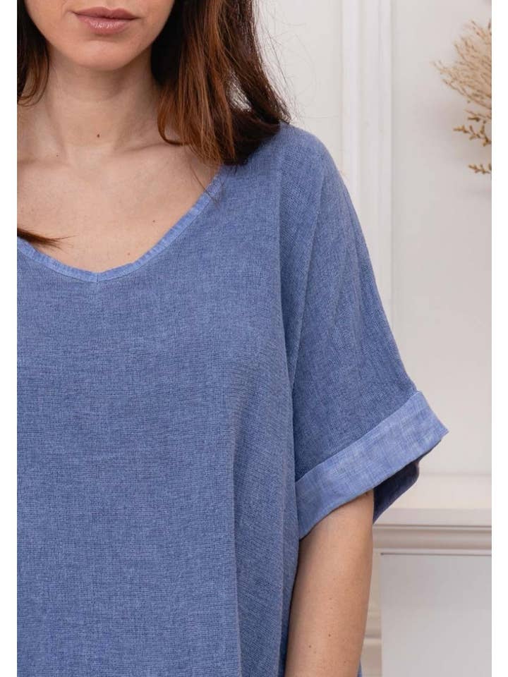 LINEN & COTTON HOUSE - Wholesale Blouse – Women’s - COTTON LINEN SHIRT. 36711