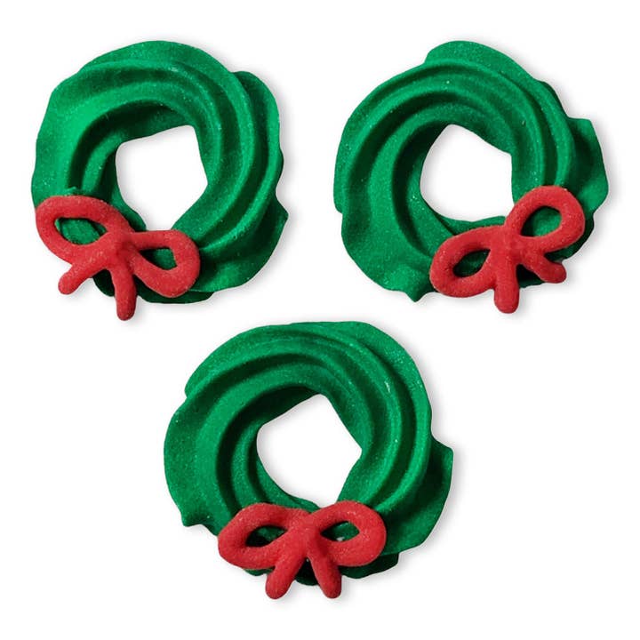 Mini Wreath Royal Icing Decorations for wholesale by Summitbaking