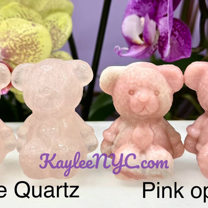 KayleeNYC - Wholesale Spiritual Stone/Crystal - 6cm Natural Crystal Teddy Bears Healing Energy