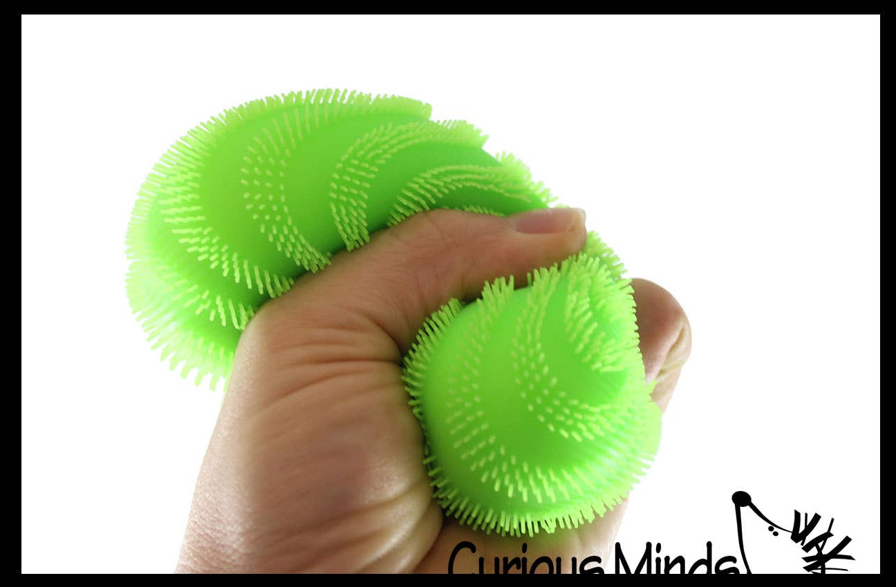 Curious Minds Toys – Großhandel Squishy-Spielzeug – Kind & Baby – 1 NeeDoh Fuzzball Wellen Weicher Doh Gefüllter Stretchball - Ultr7