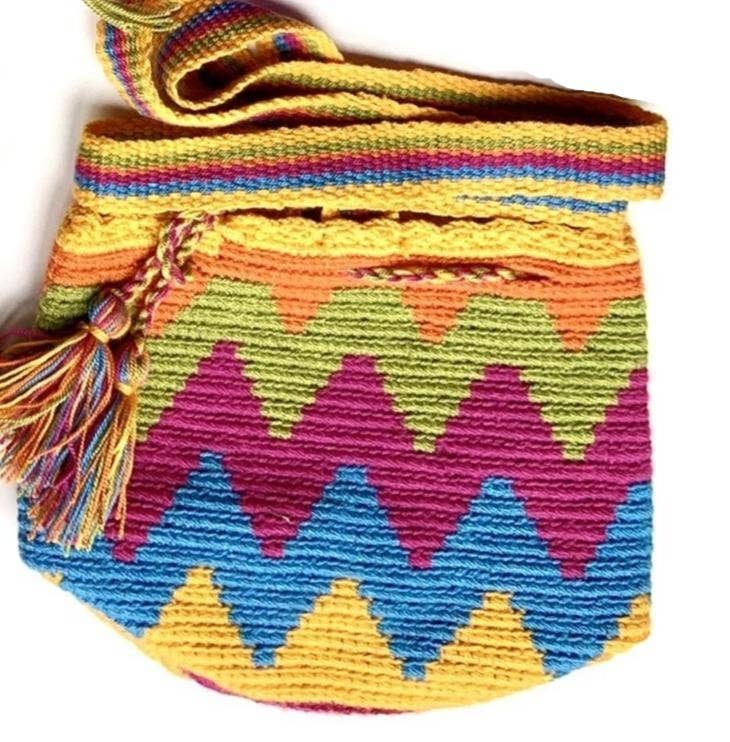 Colorful 4U - Vente Sac à bandoulière – femme - Petits sacs au crochet colorés | Pochettes d'été pour femmes9