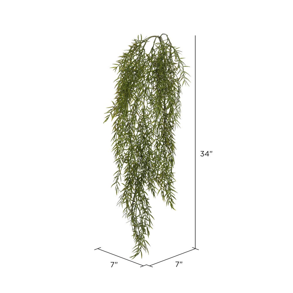 Vickerman - Vente Plantes artificielles - Vickerman Vigne feuille d'aneth vert 34 po2