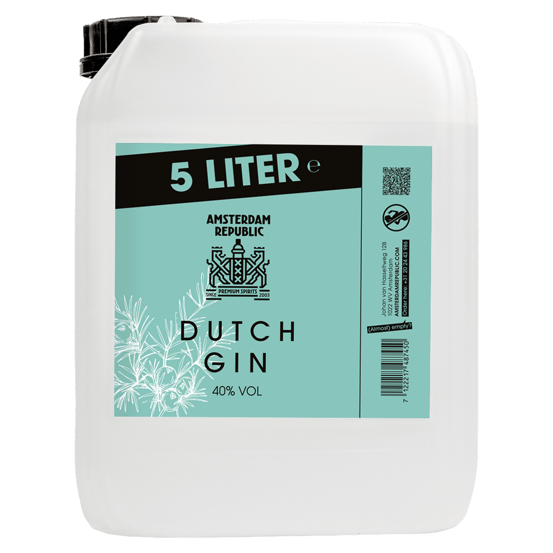 Amsterdam Republic - Wholesale Gin - UNIQUE PREMIUM GIN from Amsterdam in 5L Jerrycan1