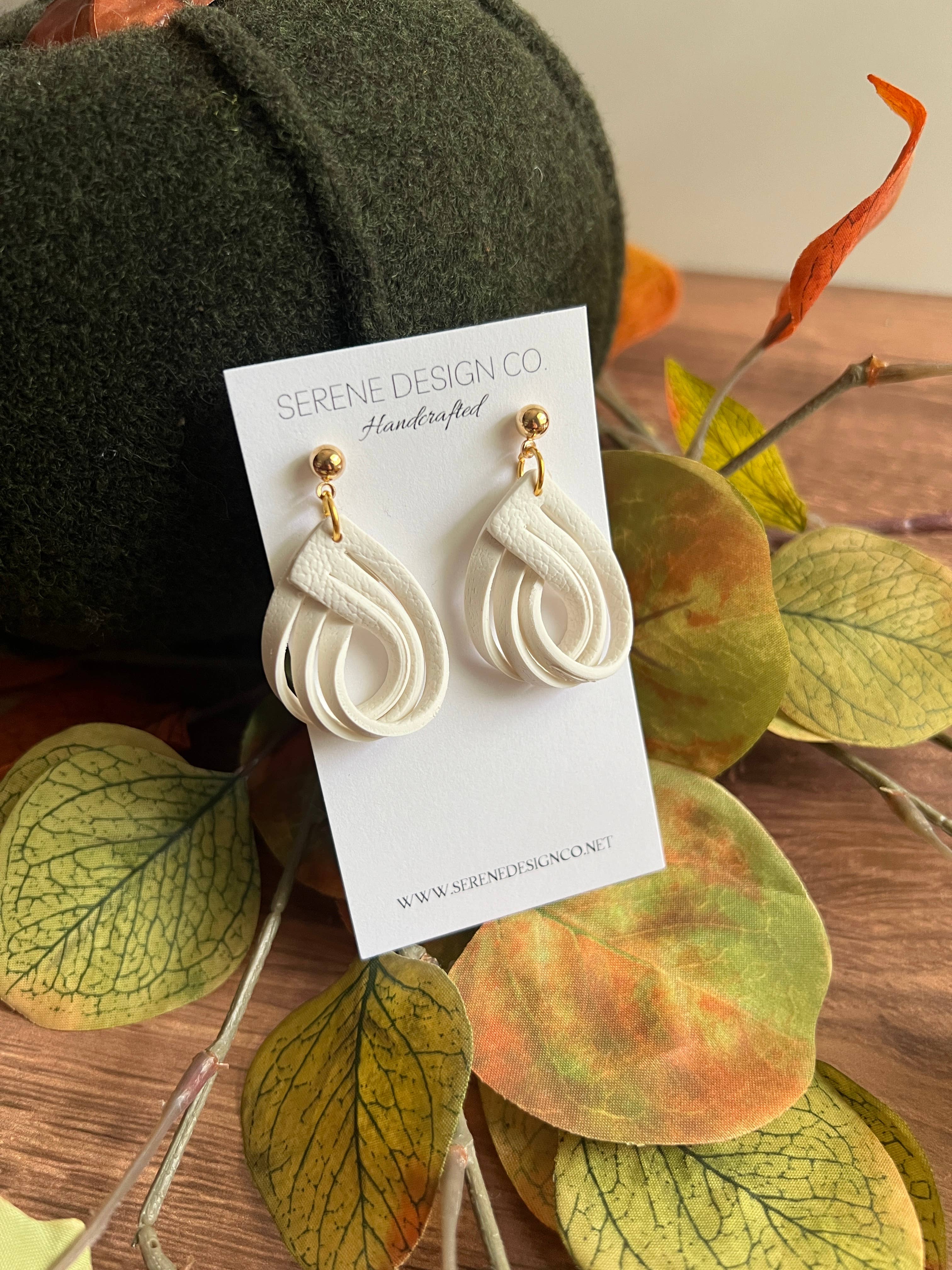 Serene Design Co. - Wholesale Dangle Earrings - Leather Dupe Loop Earrings4