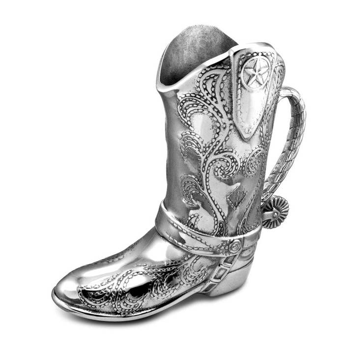 Cowboy Boot Pitcher for wholesale by Wilton Armetale and Gourmet Grillware