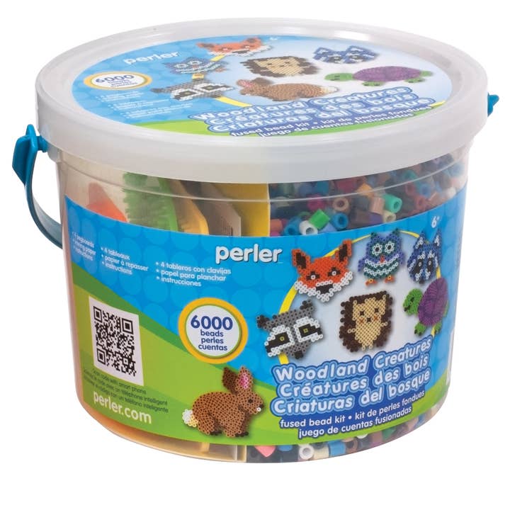 Anker Play Products - Wholesale DIY Craft Kit - Kids - Perler Sm Bucket - Woodland Creatures
