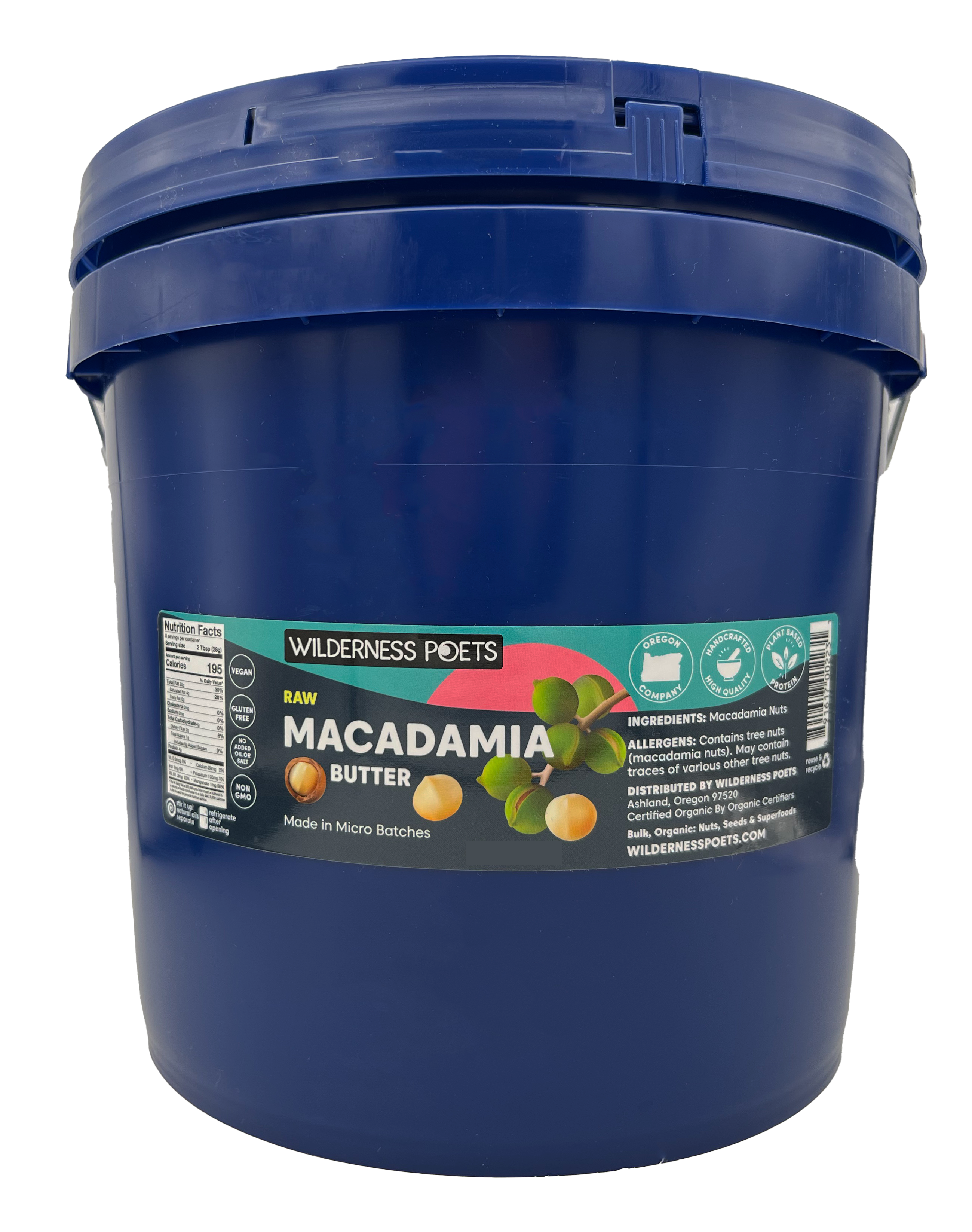 Wilderness Poets - Wholesale Nut Butter - Macadamia Nut Butter3