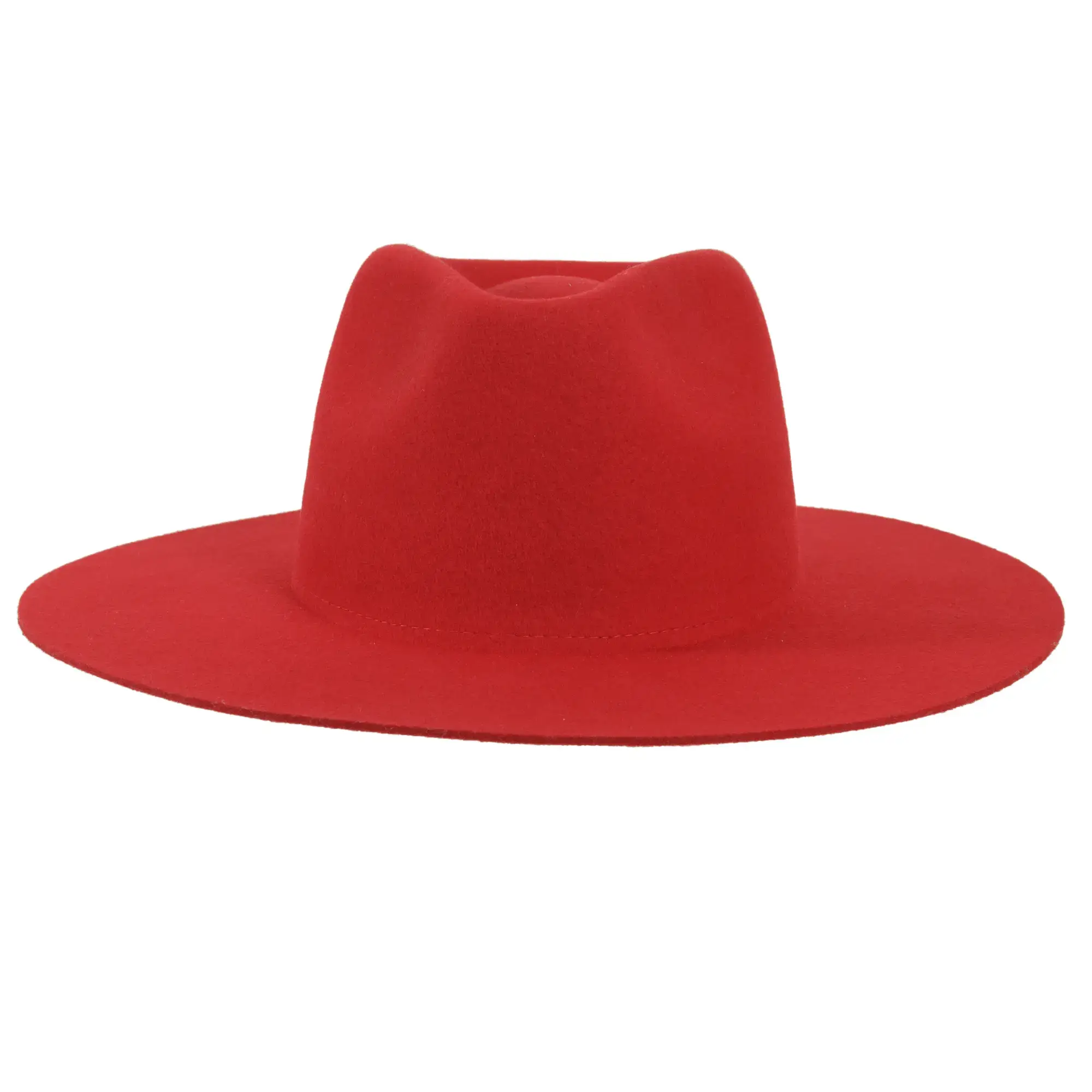 American Hat Makers - Wholesale Fedora - Uniseks - 100% wollen vilten hoed met platte rand - Stijl Rancher17