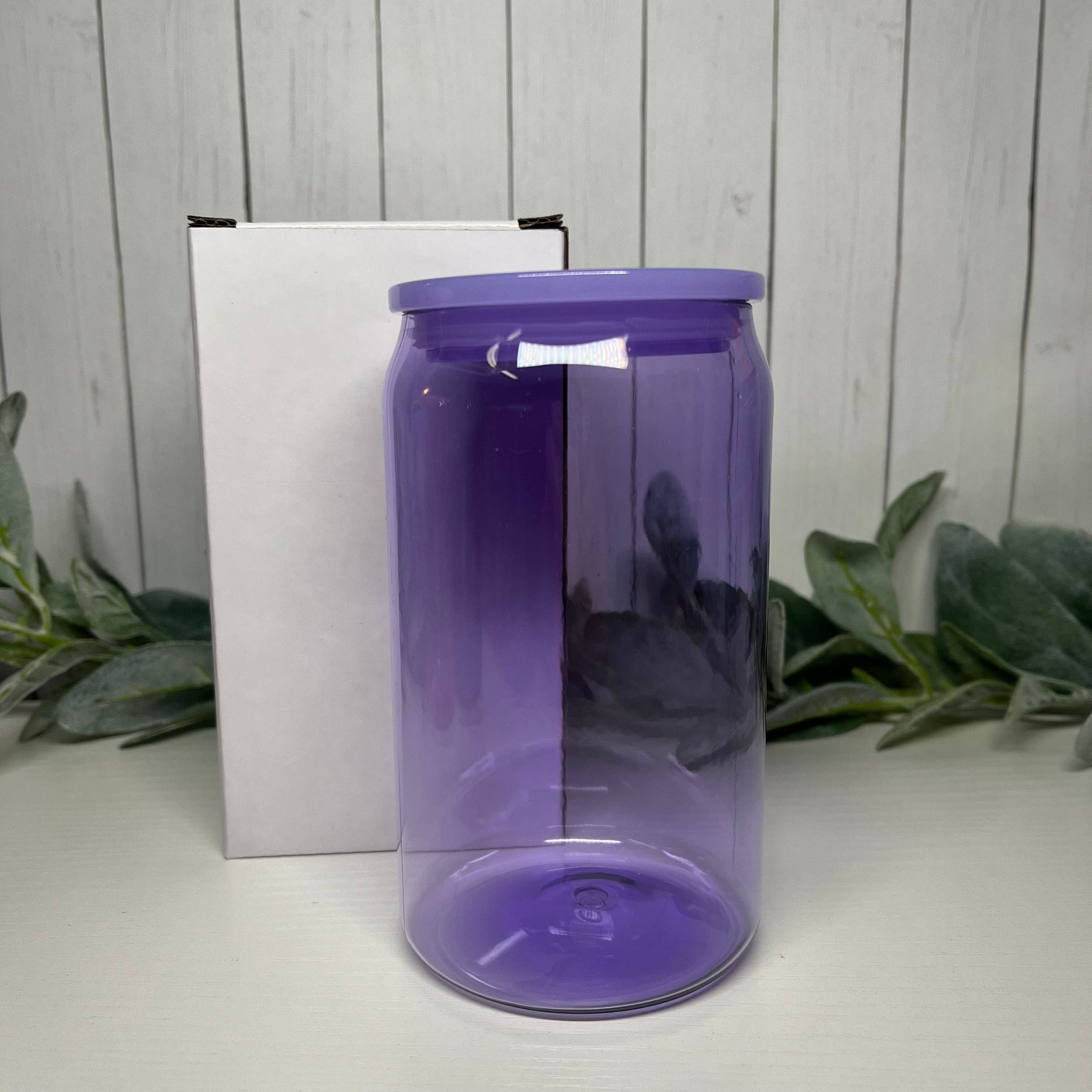 Mint Print Shop & Co - Vente Verre/tasse - Boîte en plastique pour gelée de 16 oz | Vierge5